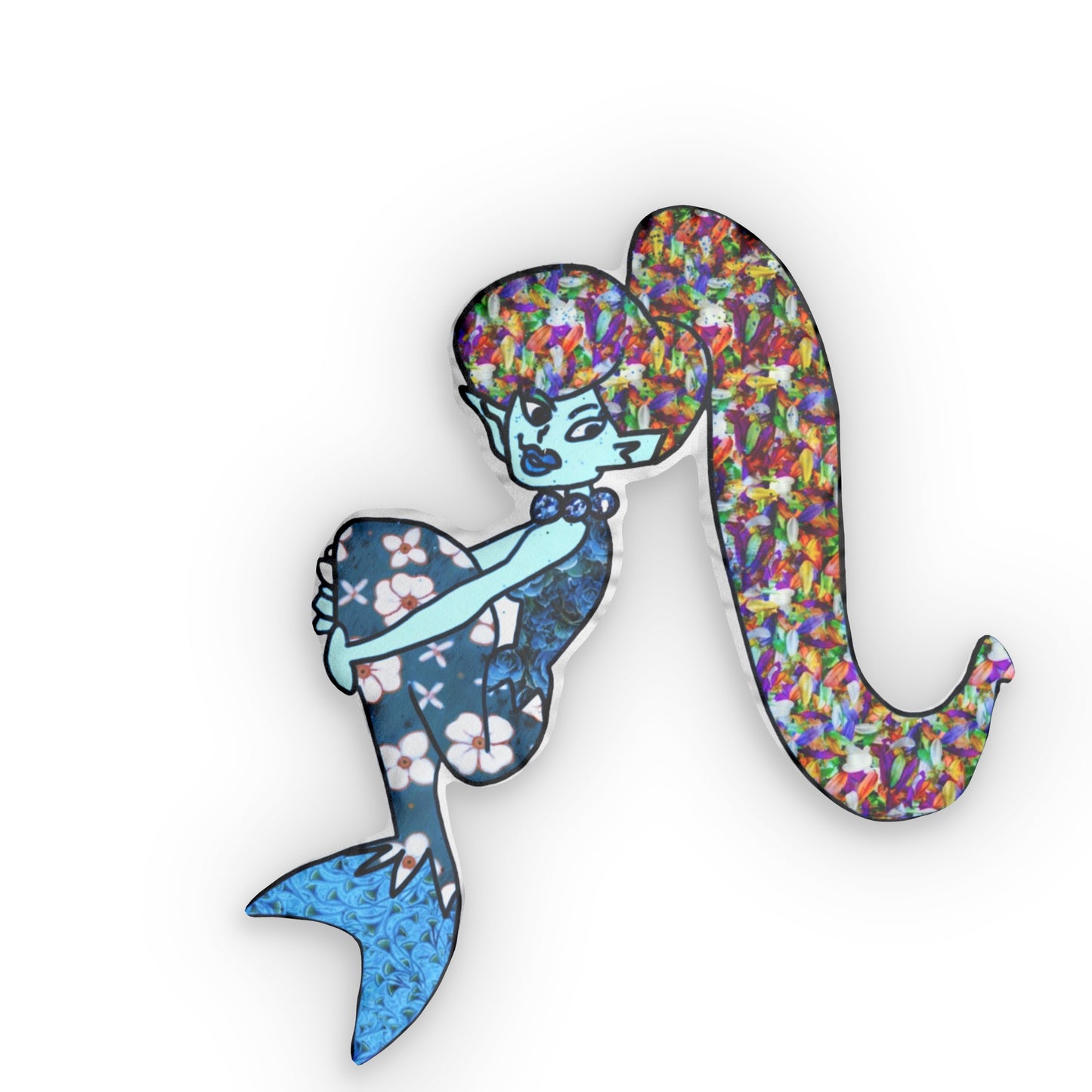 Mermaid art custom shaped