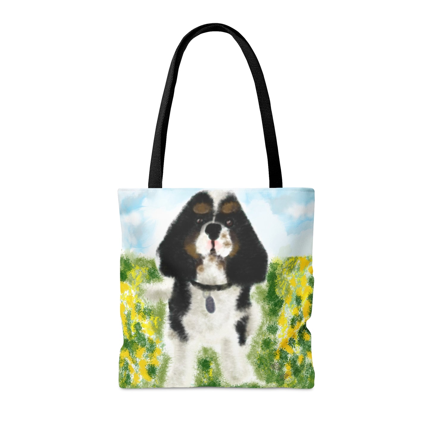 St Charles dog art Tote Bag