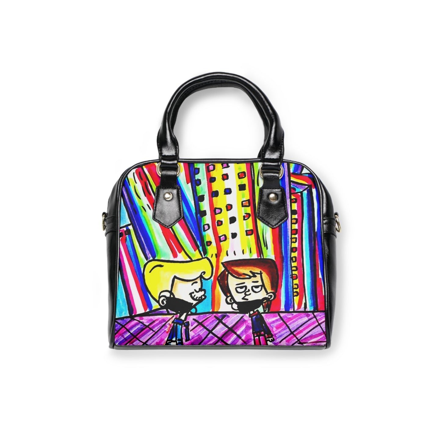 Colourful happiness Shoulder Handbag