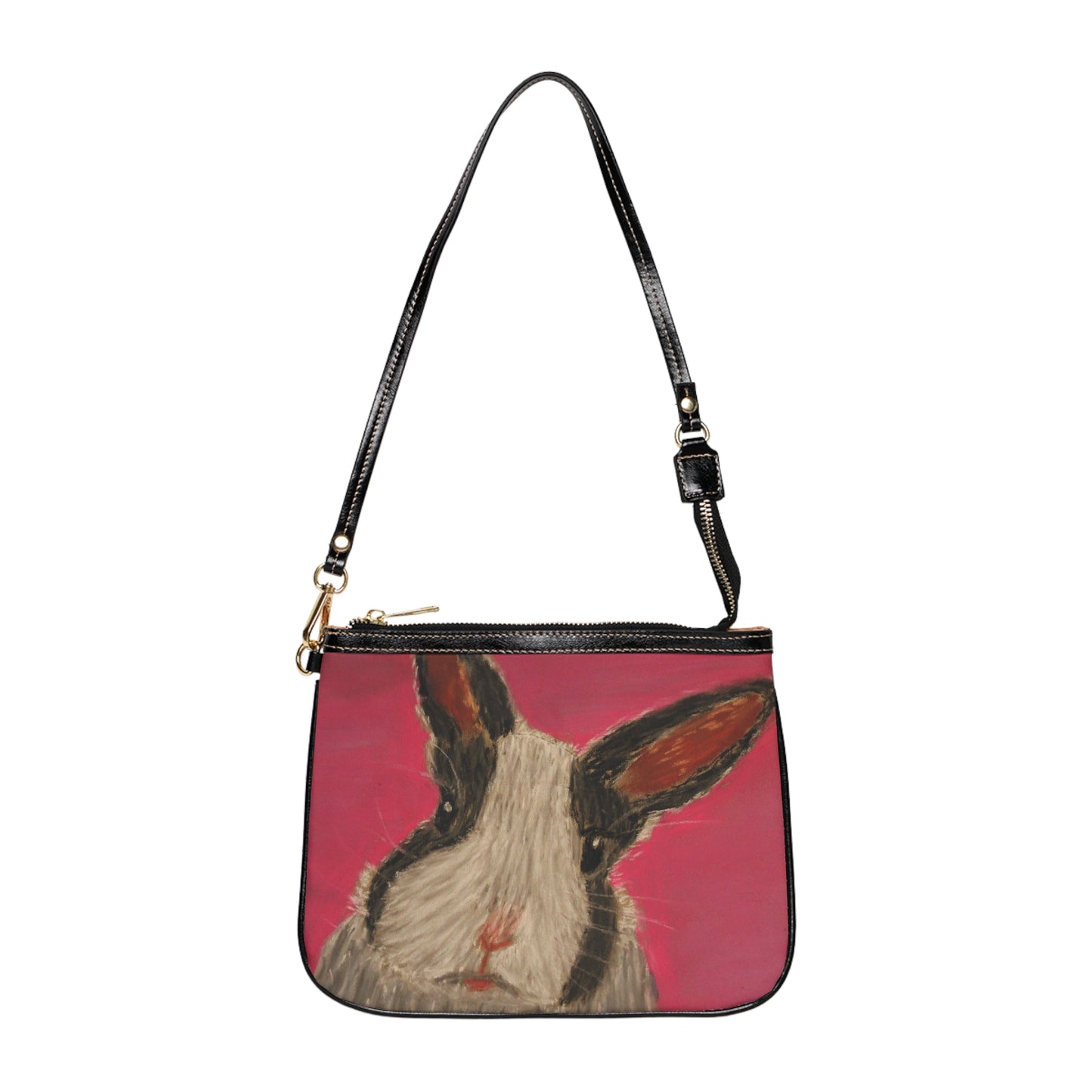 Dutch bunny pastel art small shoulder bag