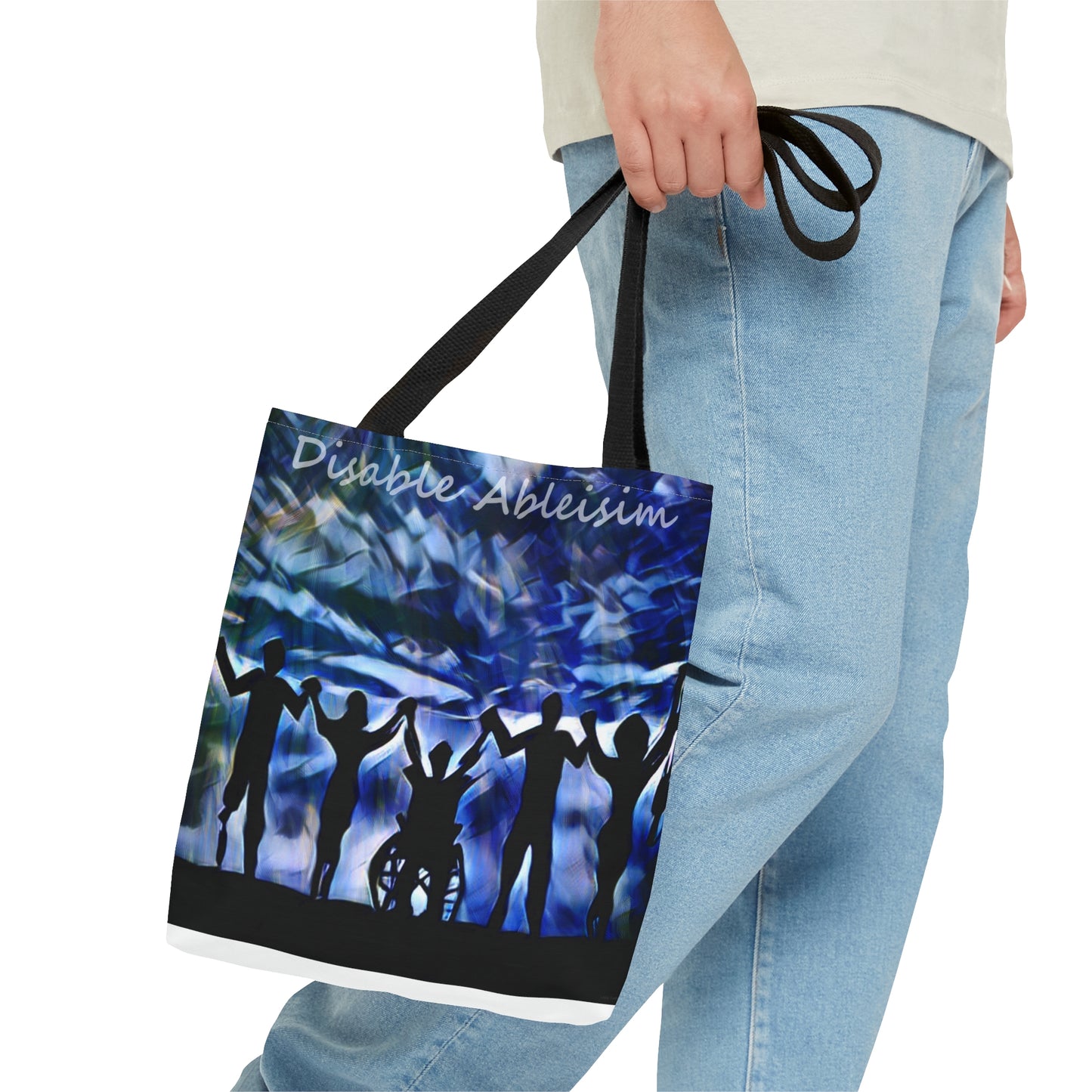 Disable ableism art Tote Bag (AOP)