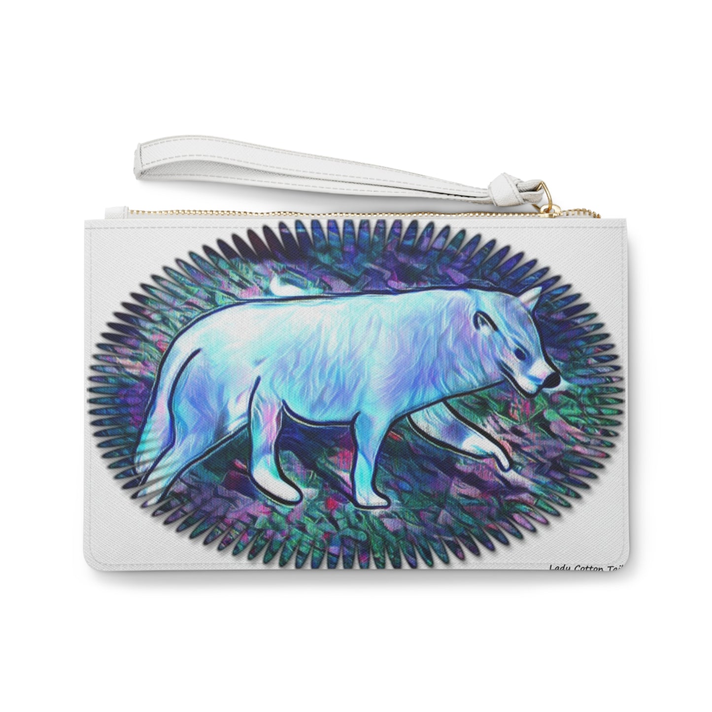 Wolf Clutch Bag