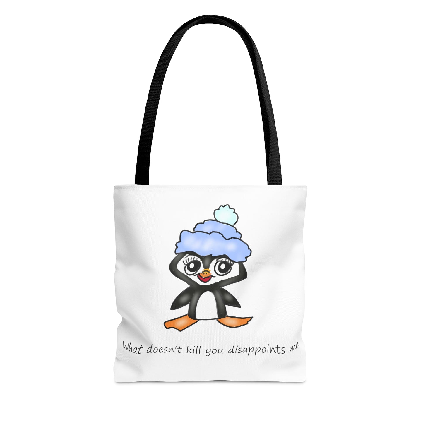 Sassy penguin art Tote Bag