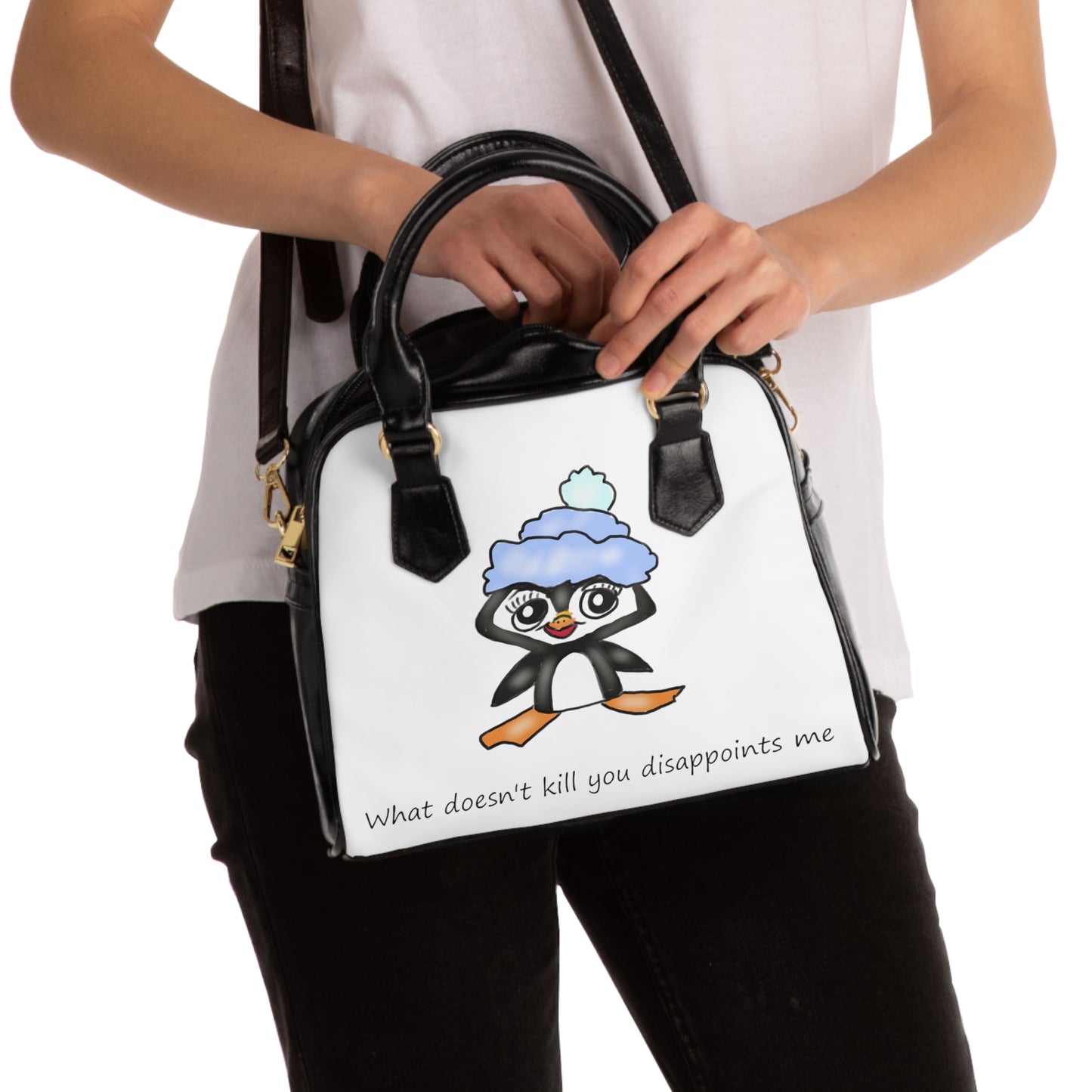 Sassy penguin Shoulder Handbag