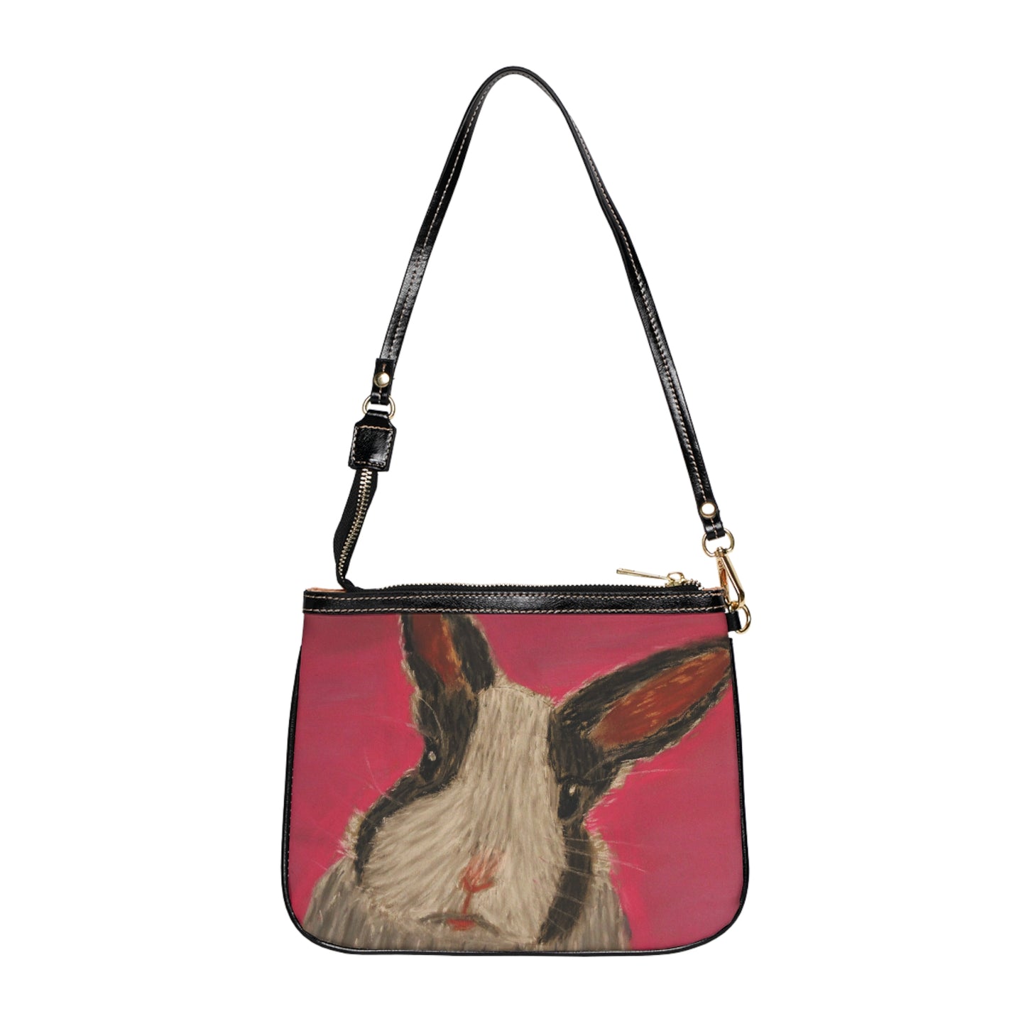 Dutch bunny pastel art small shoulder bag