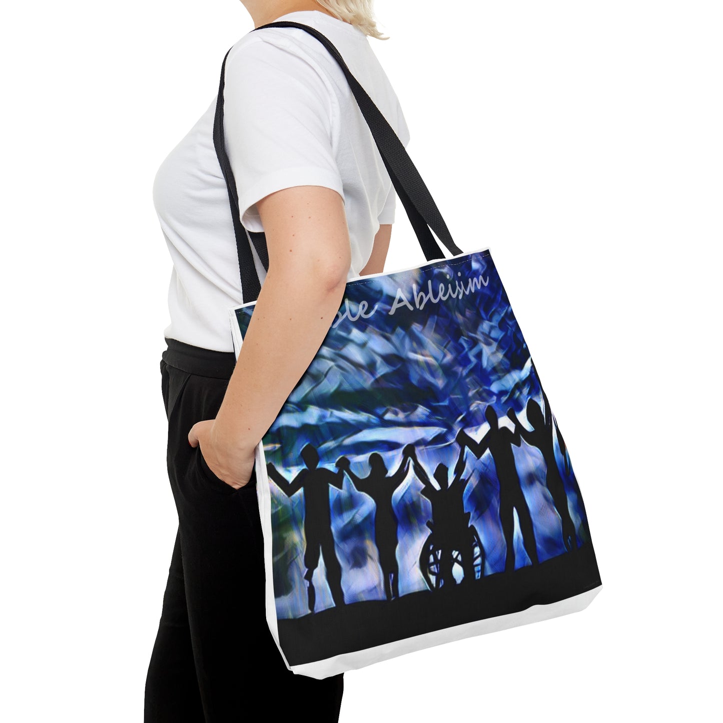 Disable ableism art Tote Bag (AOP)