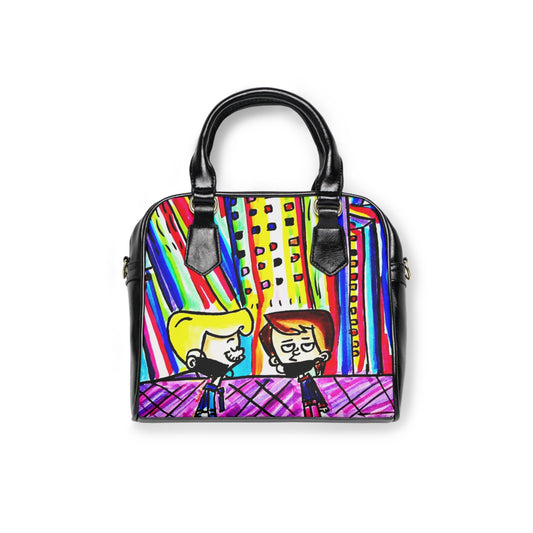 Colourful happiness Shoulder Handbag