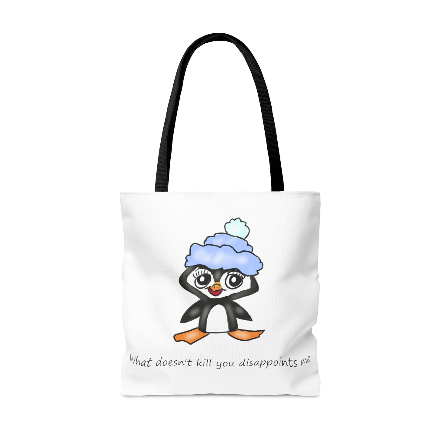 Sassy penguin art Tote Bag