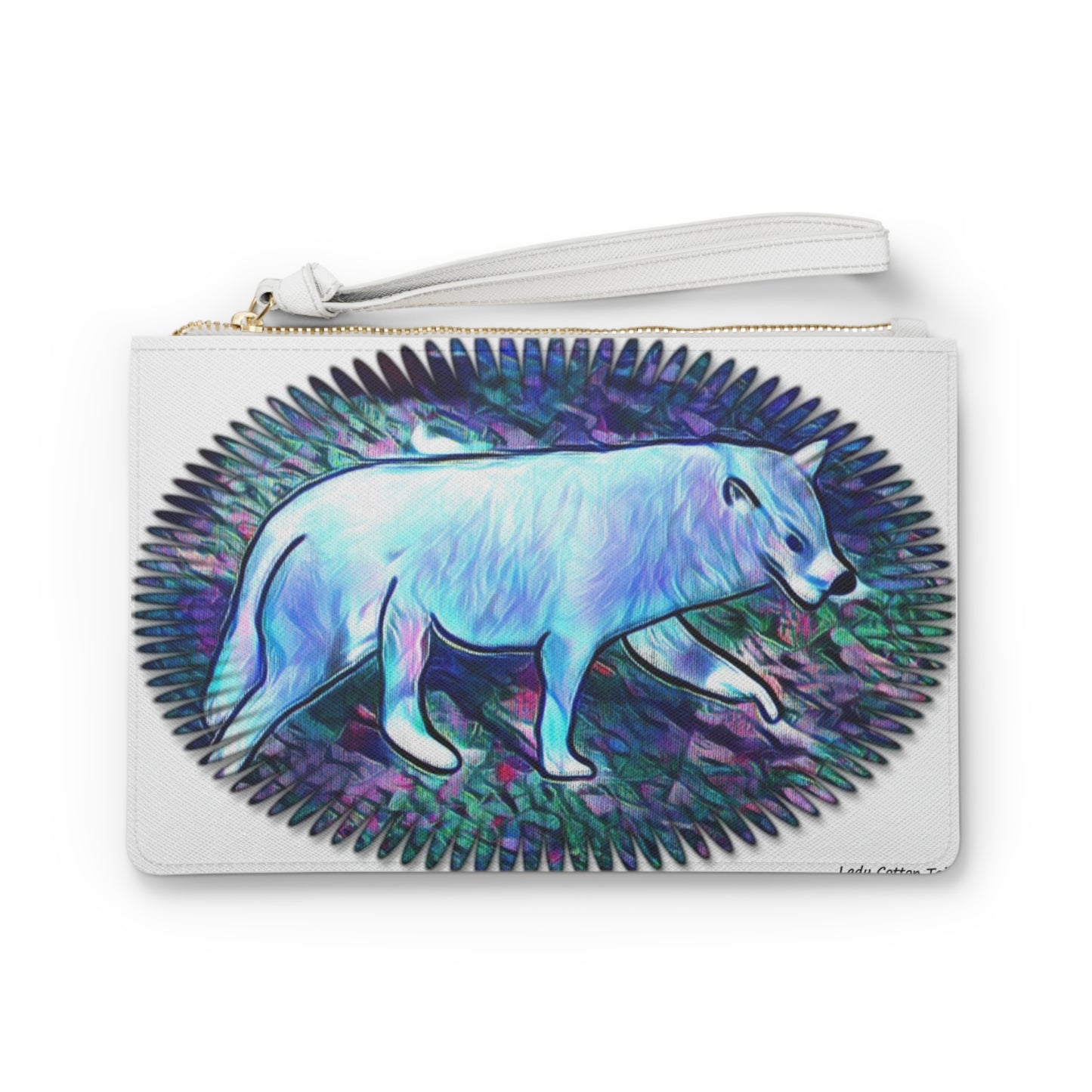 Wolf Clutch Bag