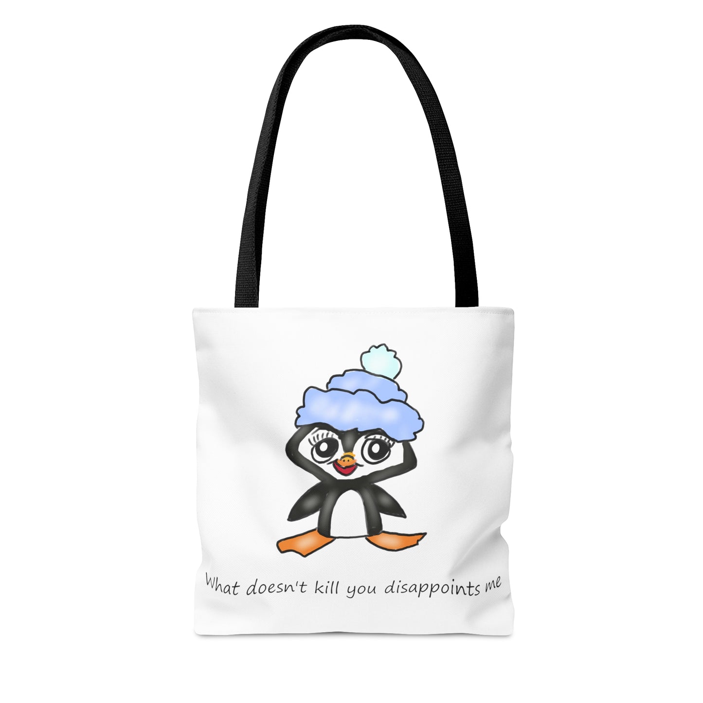 Sassy penguin art Tote Bag