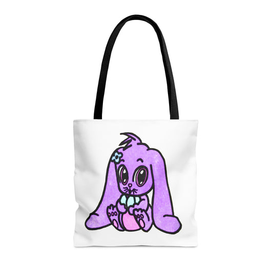 Cute cartoon bunny art Tote Bag