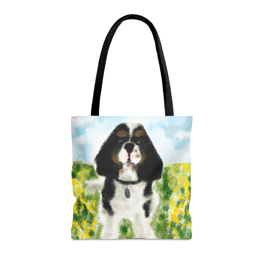 St Charles dog art Tote Bag