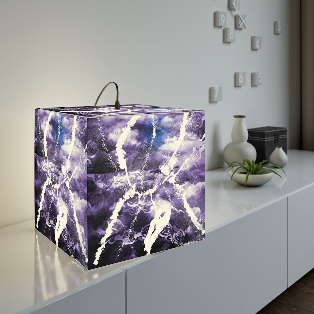 Monochromatic lightening art light cube lamp