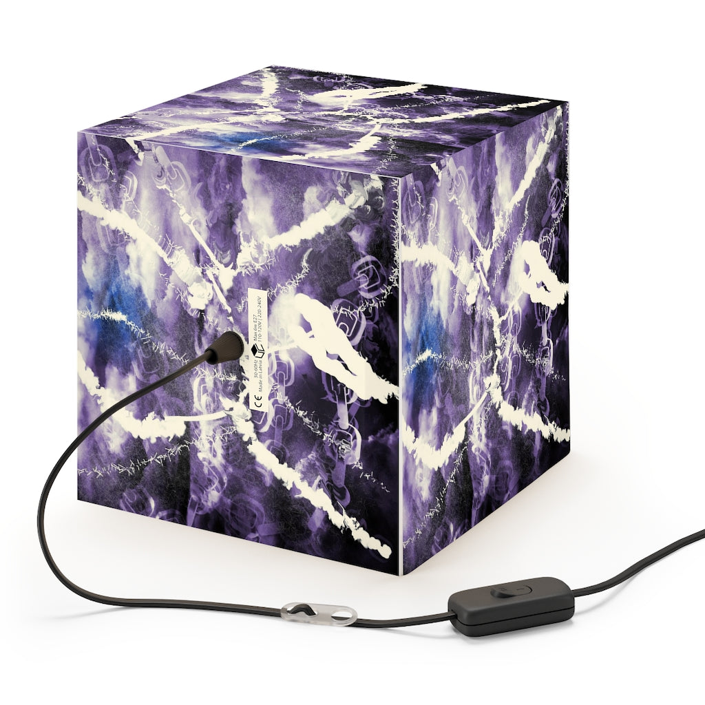 Monochromatic lightening art light cube lamp